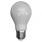 LED žárovka Filament mléčná A60 7,6W E27 teplá bílá