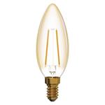 LED žárovka Vintage Candle 2,1W E14 teplá bílá+