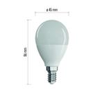 LED žiarovka Classic Globe 7,3W E14 teplá biela