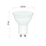 LED žiarovka Classic MR16 8,4W GU10 teplá biela 3Ks