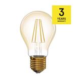 LED žiarovka Vintage A60 4,3W E27 teplá biela