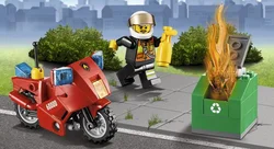 LEGO City 60000 Hasičská motorka