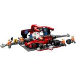LEGO City Zastávka v boxech F1 a personál s vozem Ferrari 60443