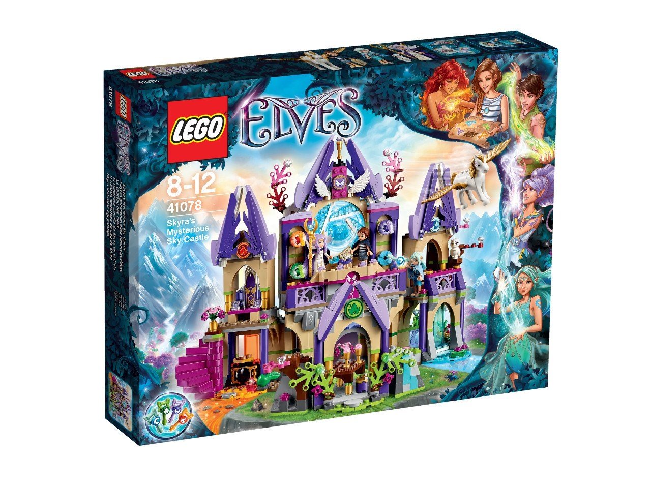 Lego Elves - Skyra a tajemný hrad pod nebem