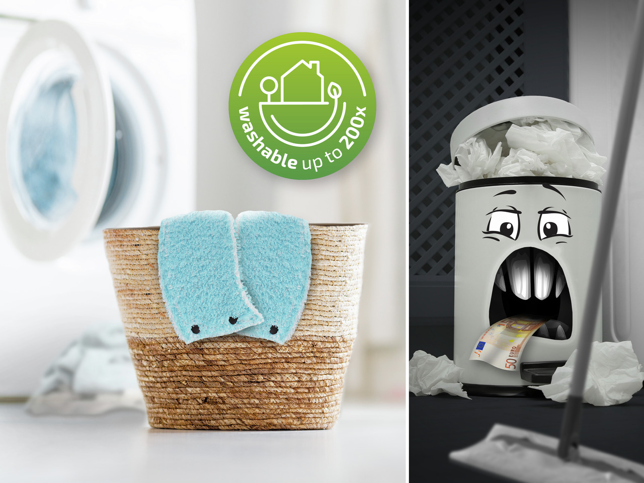 Leifheit 55321 Sensitive náhradný diel pre mop Twist M