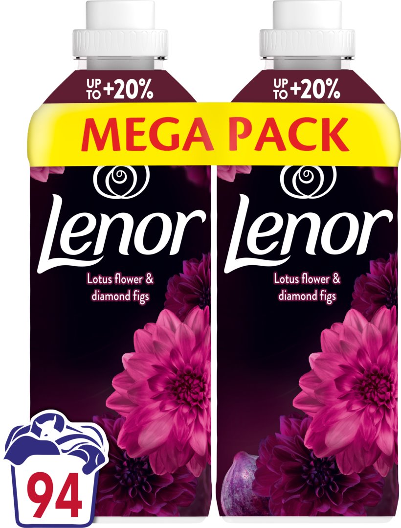 Lenor aviváž Diamond & Lotus Flower duopack 2x987ml/94PD