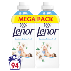 Lenor aviváž Sensitive Cotton Fresh duopack 2x987ml/94PD
