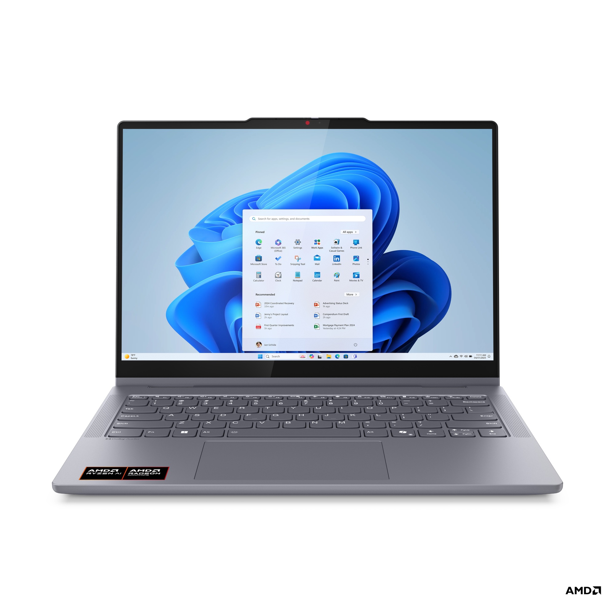 Lenovo IdeaPad 5 2-in-1 14AKP10 Luna Grey (83KT001NCK)