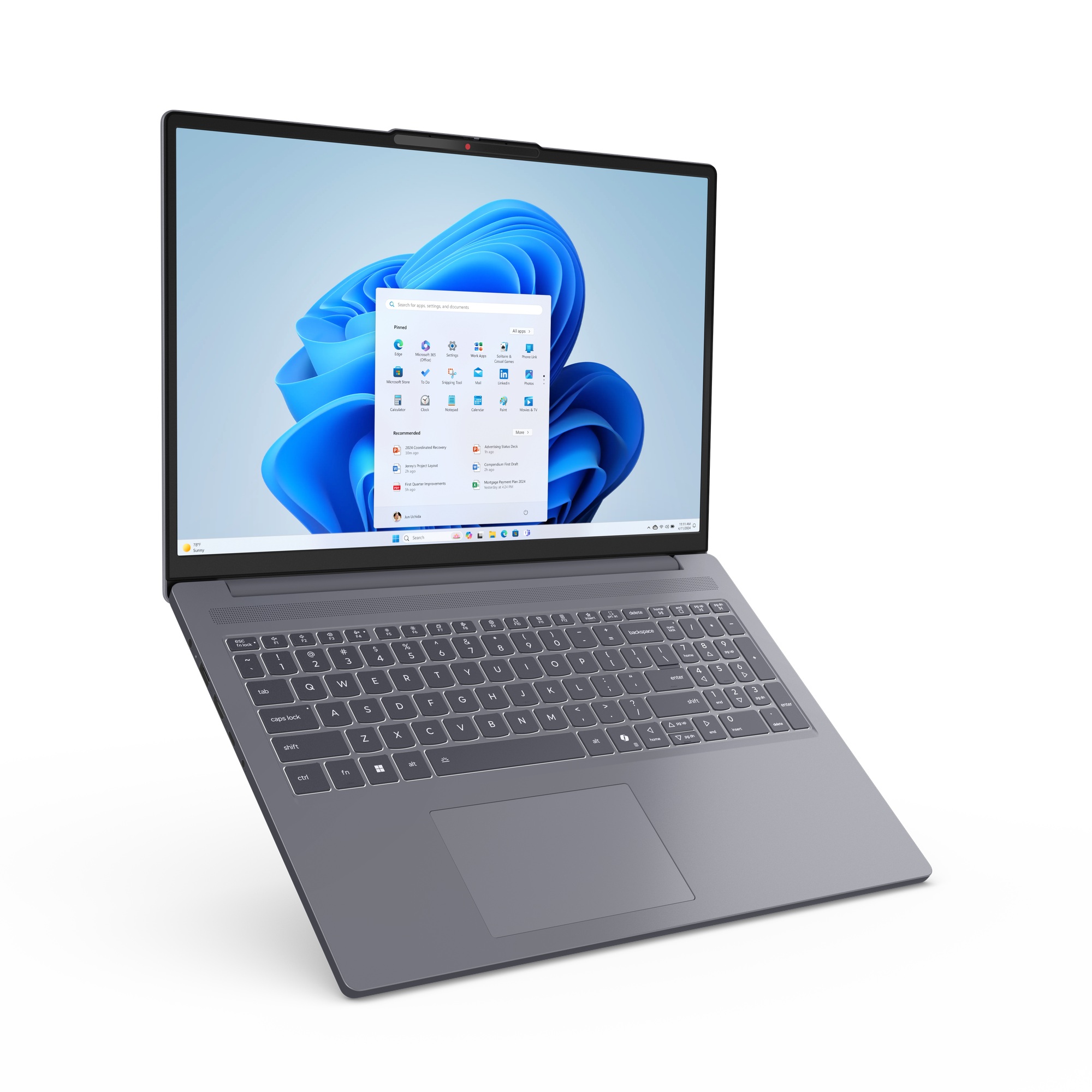 Lenovo IdeaPad Slim 3 16ARP10 Luna Grey (83K8002ECK)