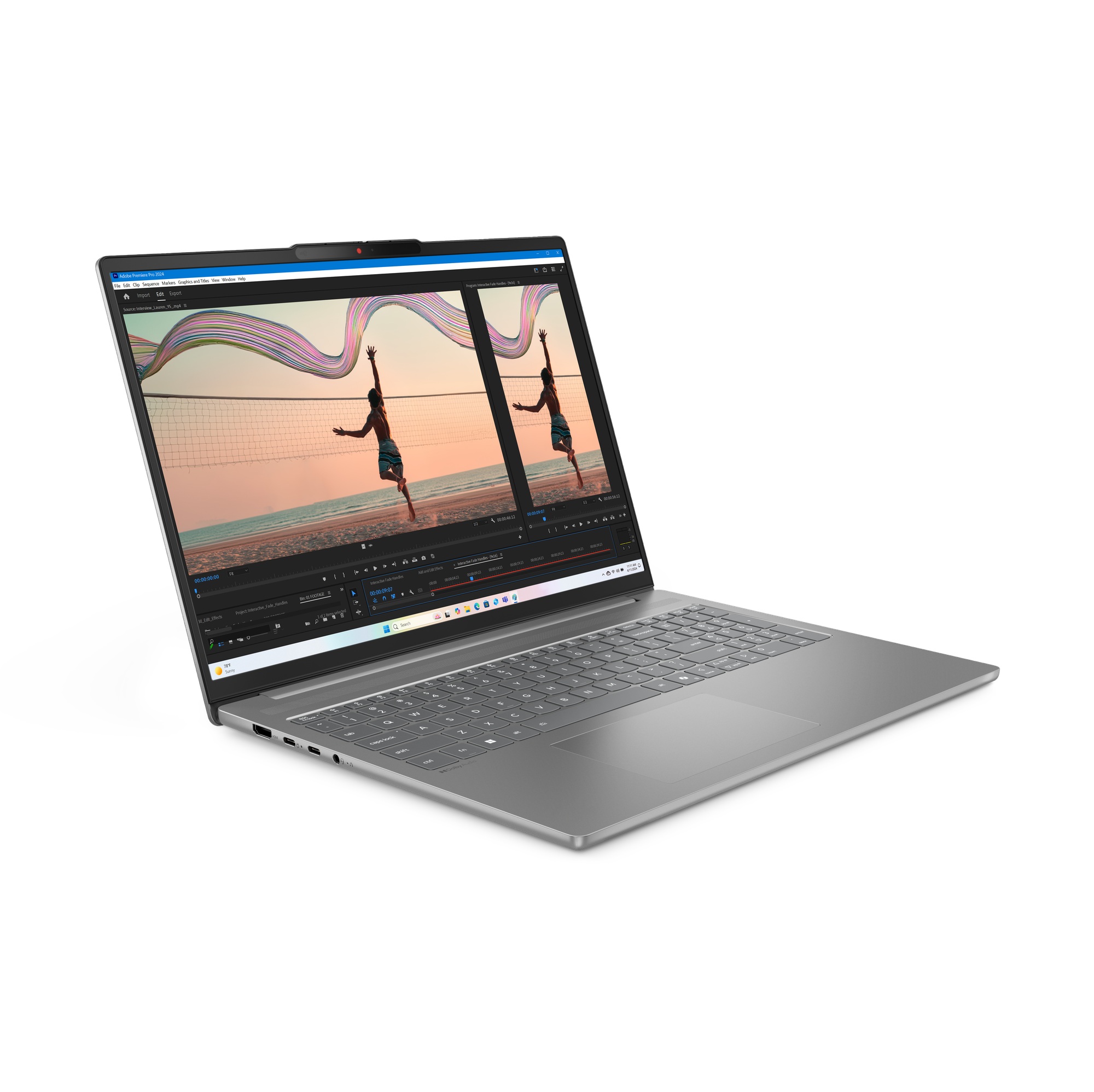 Lenovo IdeaPad Slim 5 16ARP10 Luna Grey (83HU002TCK)
