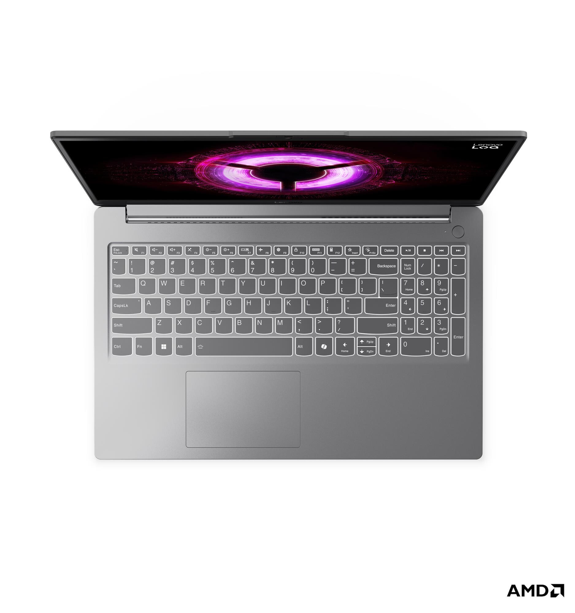 Lenovo LOQ 15ARP10E Luna Grey (83S000CVCK)