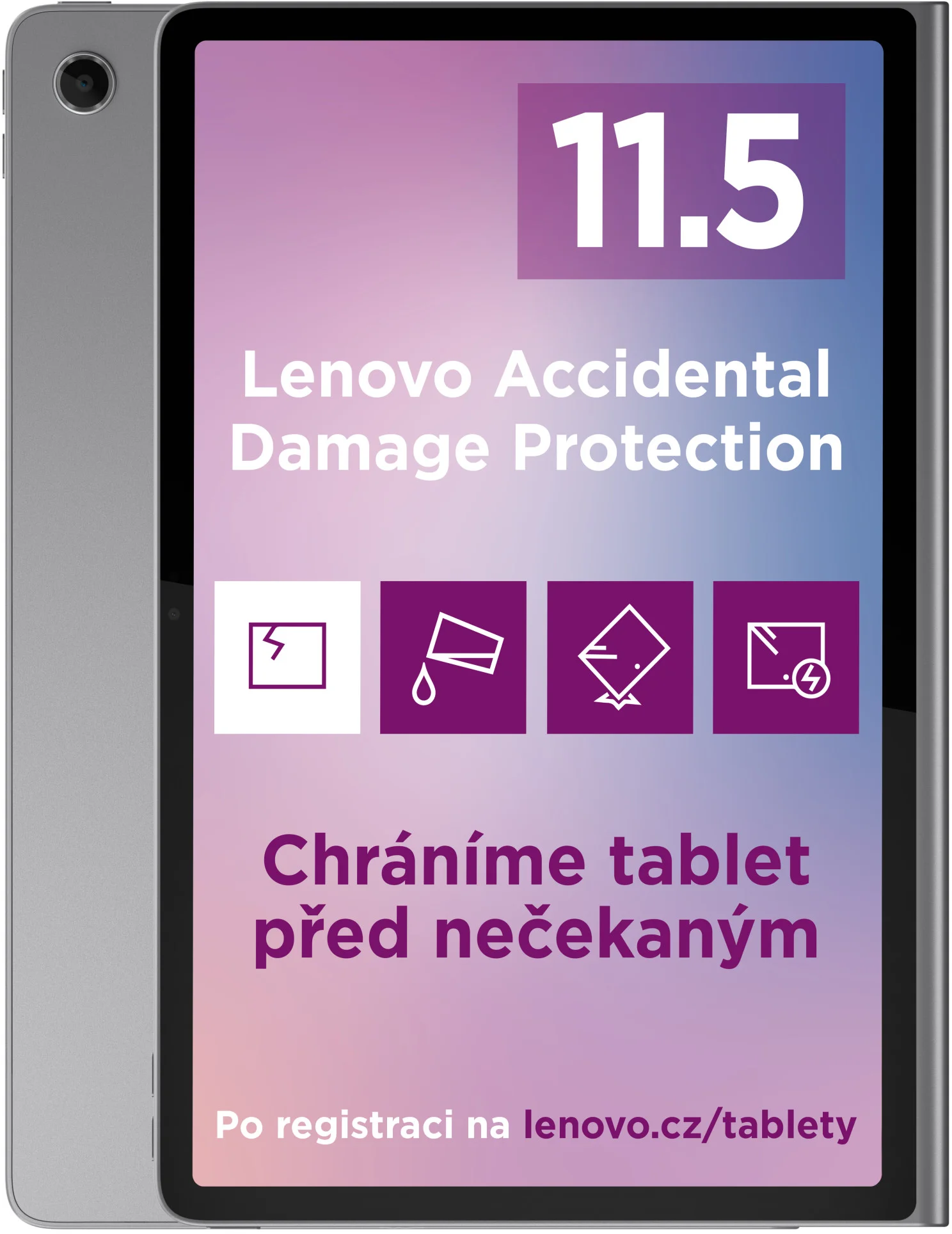 Lenovo Tab Plus (TB351FU) 8GB + 256GB Luna Grey