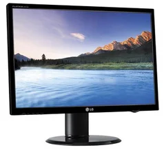 LG 22" LCD L226WTQ-PF Glossy Black 5000:1,2ms,DVI + Repro Logitech S220, 17WRMS,