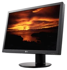 LG 24" LCD L245WP-BN,black,1000:1,8ms,DVI,Pivot,HDMI,USB