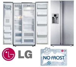 LG Americká Chladnička GR-L227YLQA ,Silver, NO FROST,nápoj.auto..