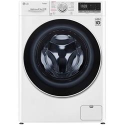LG F4DN509S0 Direct DriveTM motor – 10 let záruka/ LG 9 kg parní pračka se sušičkou, AI DD™ - neomezené množství pracích pohybů, parní péče Steam™, Smart ThinQ + WiFi - Pračky