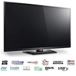 LG Rozbaleno - 42PA4500 PLAZMA TV, 42"(107 cm), 1024 x 768, 600Hz, DVB-T/C, USB, HDMI,