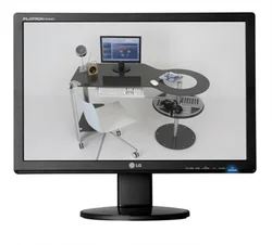 LG W2242P-BF 22" LCD Piano Black 8000:1, 5ms, Pivot, DVI