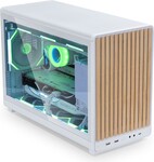 Lian Li A3-mATX Wood Edition, biela