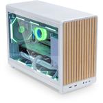 Lian Li A3-mATX Wood Edition, bílá