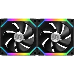 Lian Li FAN SL140 RGB PWM 140mm ventilátor 2Pack, regulátor, čierny