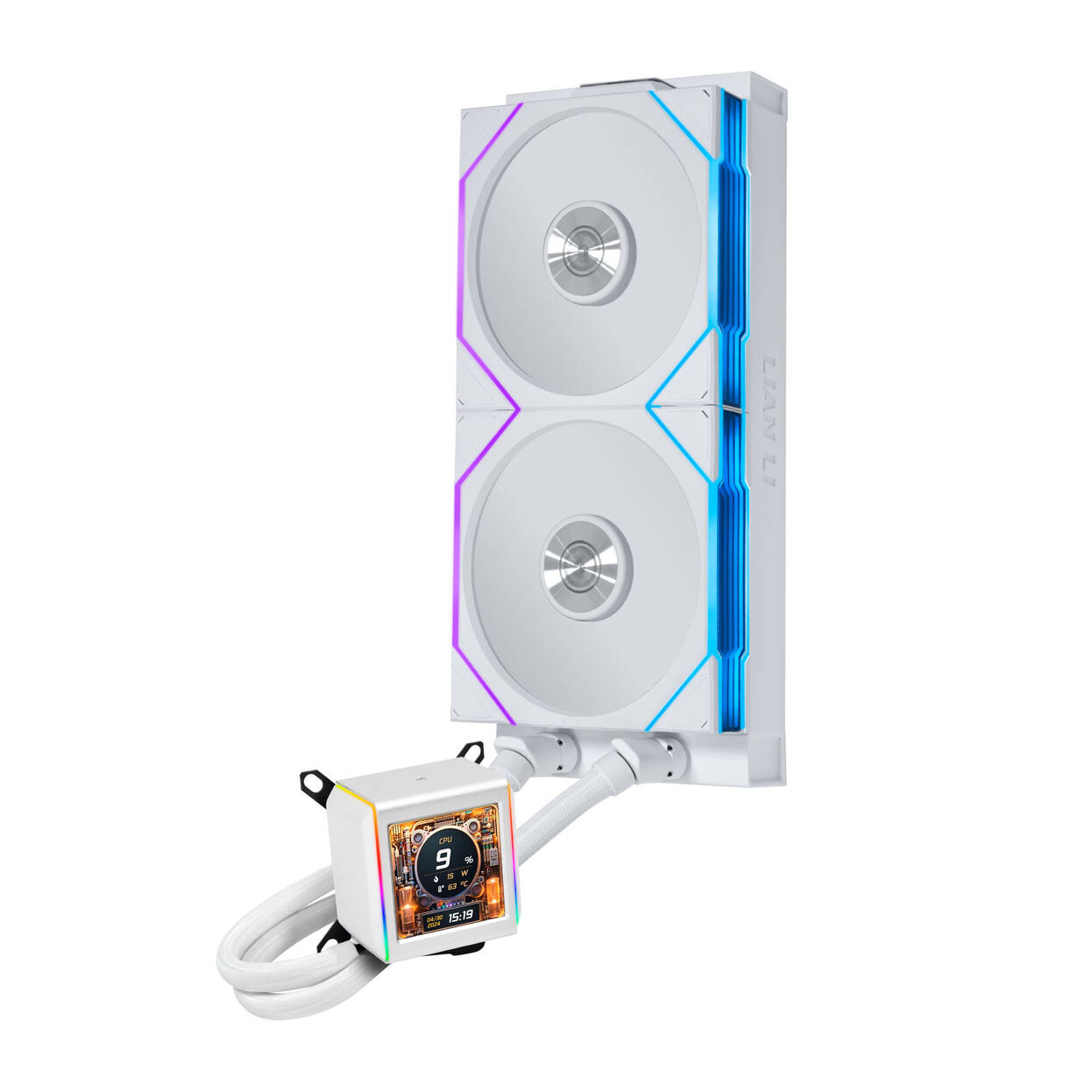 Lian Li Galahad II LCD 280 TL Wireless, bílá