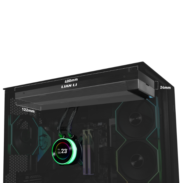 Lian Li HydroShift II LCD-C 360CL ARGB, černá