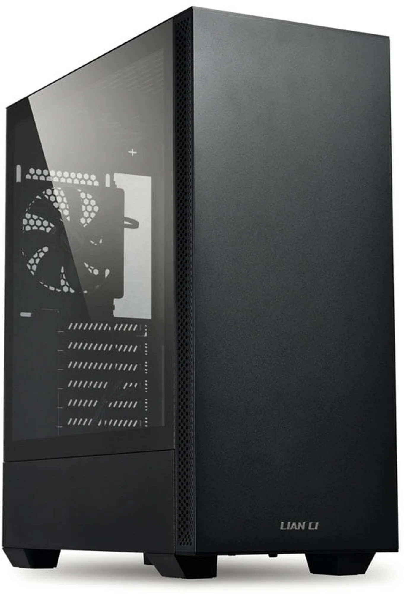 Lian Li LANCOOL 205 Midi-Tower, temperované sklo, černý