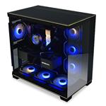 Lian Li O11D EVO RGB, tvrdené sklo, čierna