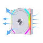 Lian Li UNI FAN SL Wireless 120mm Reverse Blade, bílá