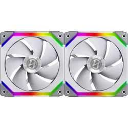 Lian Li UNI FAN SL140 RGB PWM ventilátor, 2-pack vrátane regulátora - 140mm, biely