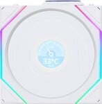 Lian Li UNI FAN TL Wireless LCD 120 mm Reverse Blade, biela