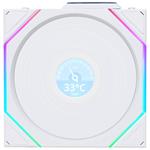 Lian Li UNI FAN TL Wireless LCD 120mm Reverse Blade, bílá