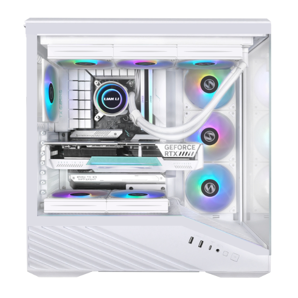 Lian Li Vector V100 RGB, bílá