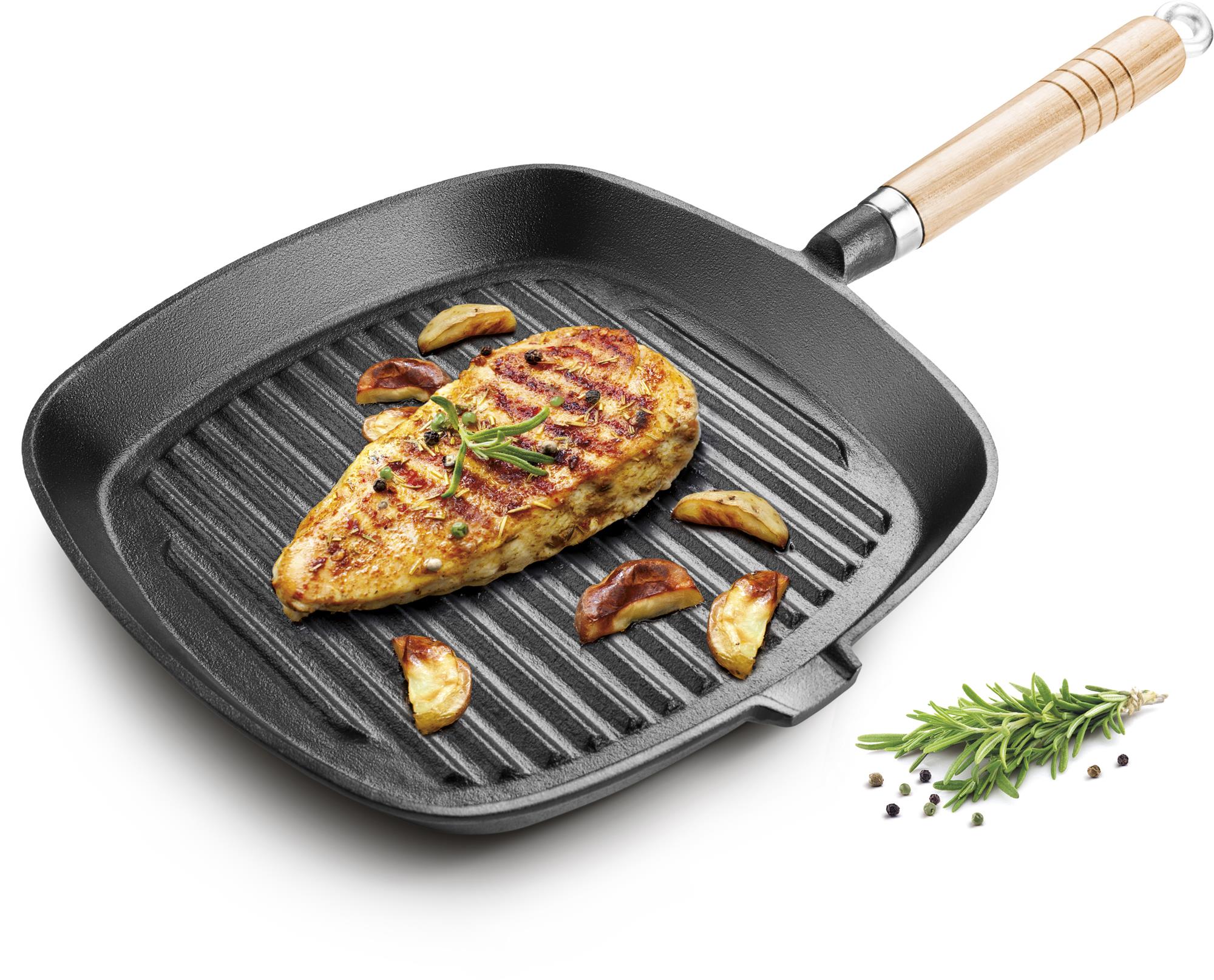Liatinová panvica Lamart LT1063 IRON, 24 cm