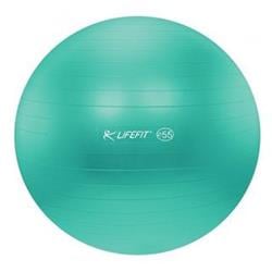 LifeFit Anti-Burst 55 cm, tyrkysový gymnastický míč 