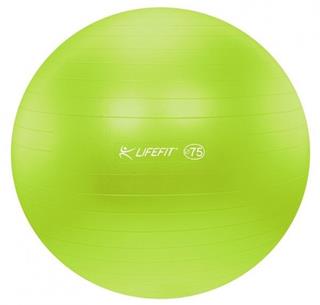 LifeFit Anti-Burst 75 cm, zelený gymnastický míč
