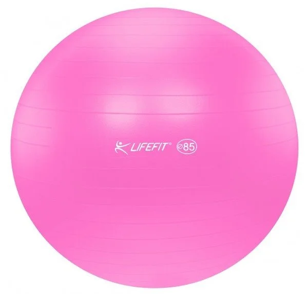 LifeFit Anti-Burst 85 cm, ružová gymnastická lopta