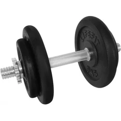 LifeFit Činka nakládací jednoruční 17 kg, 30mm tyč/4x kotouč