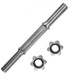 LifeFit Hřídel na jednoruční činku 35cm / 30mm vč. matic