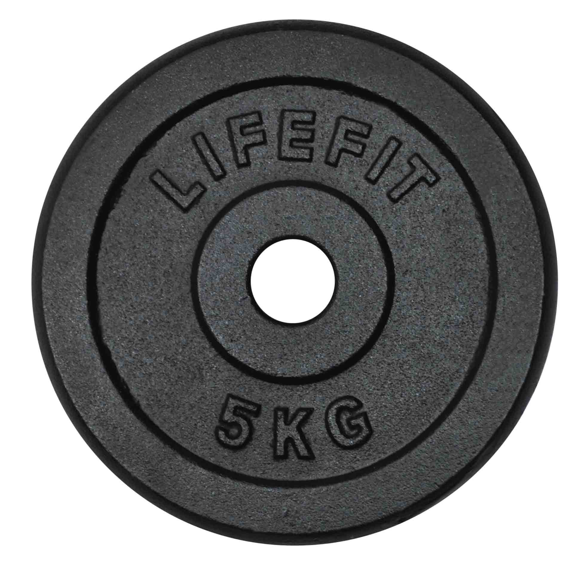 LifeFit Kotouč 5kg, kovový, pro 30mm tyč