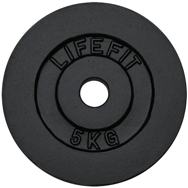 LifeFit Kotouč 5kg, kovový, pro 30mm tyč