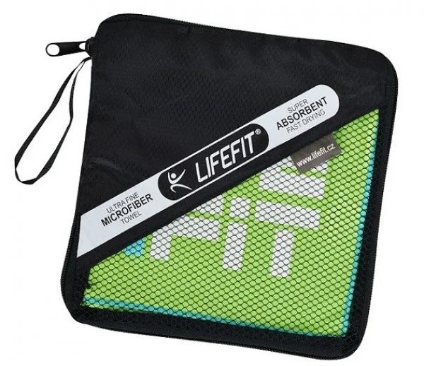 LifeFit rychleschnoucí ručník z mikrovlákna 35x70cm, zelený