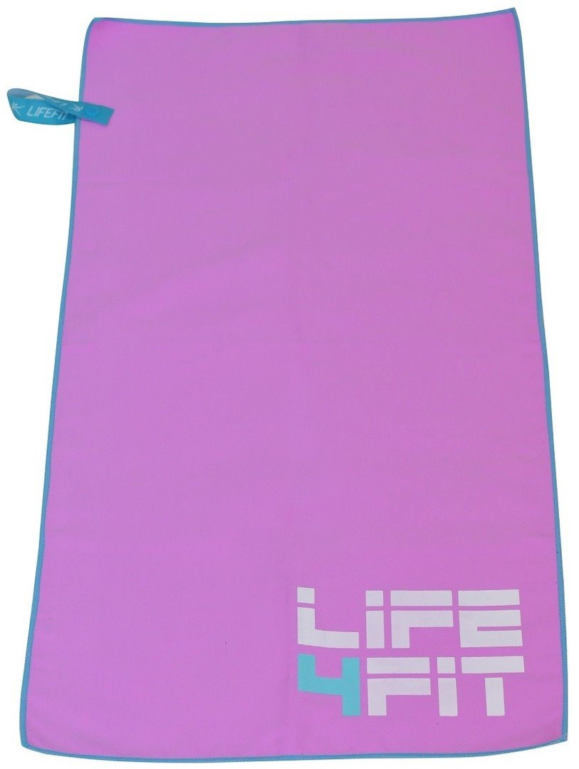 LIFEFIT rýchloschnúci uterák z mikrovlákna 70x140cm, ružový F-RUC-20-01