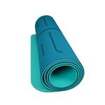 LIFEFIT YOGA MAT LOTOS DUO, 183x58x0,6cm, tyrkysová