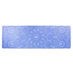 LIFEFIT YOGA MAT MANDALA DUO, 183x58x0,6cm, modrá
