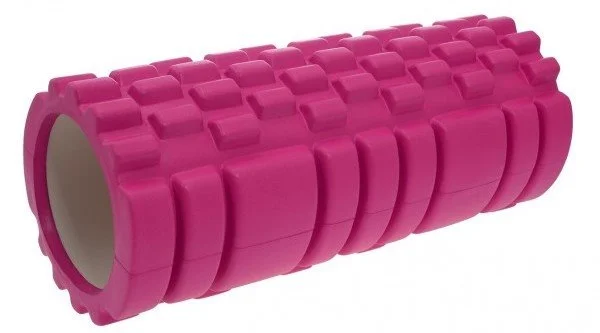 LifeFit Yoga Roller A01 33x14cm, ružový masážny valček
