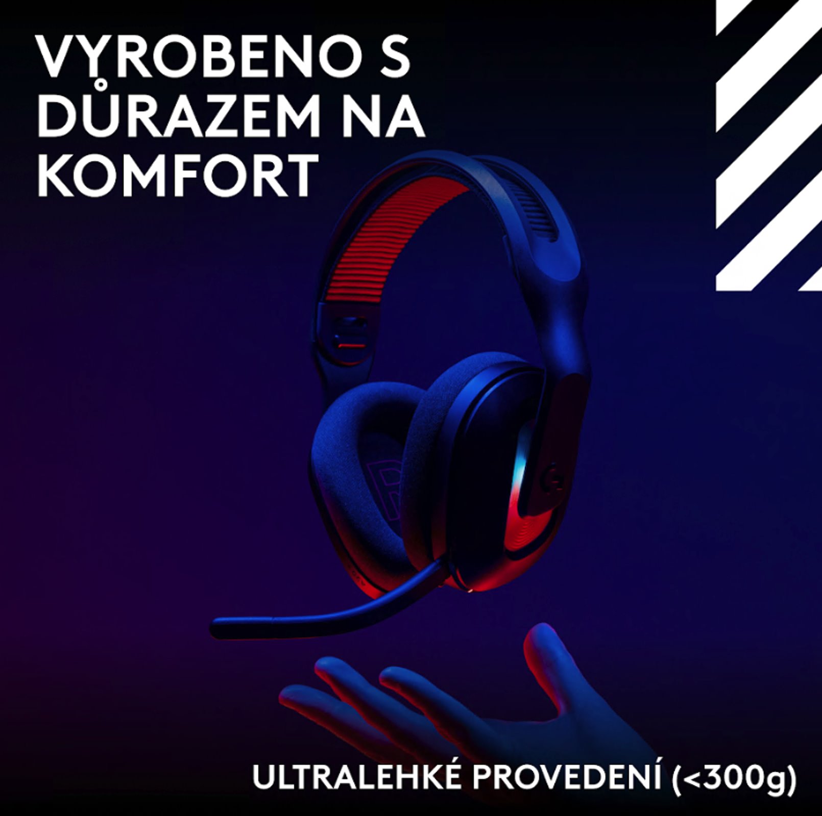 Logitech A20X, černá