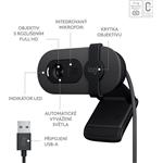 Logitech Brio 100 Full HD Webcamera, černá