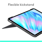 Logitech Combo Touch iPad Air 11-inch (M2)-OXFORD-935OLD948-US,EMEA - Grey - US INT'L